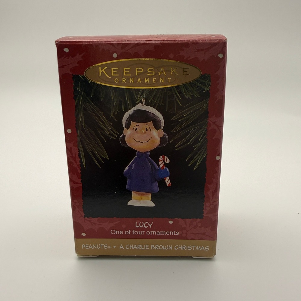 Hallmark Keepsake Peanuts Lucy A Charlie Brown Christmas Ornament QRP4209